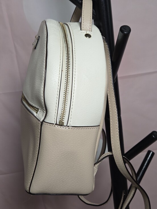 kate spade Cream and Beige Leather Mini Backpack main image 8